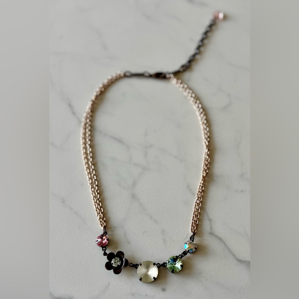 Sabika Soft Palette Swarovski Choker